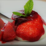 Panna Cotta with Strawberry Sauce