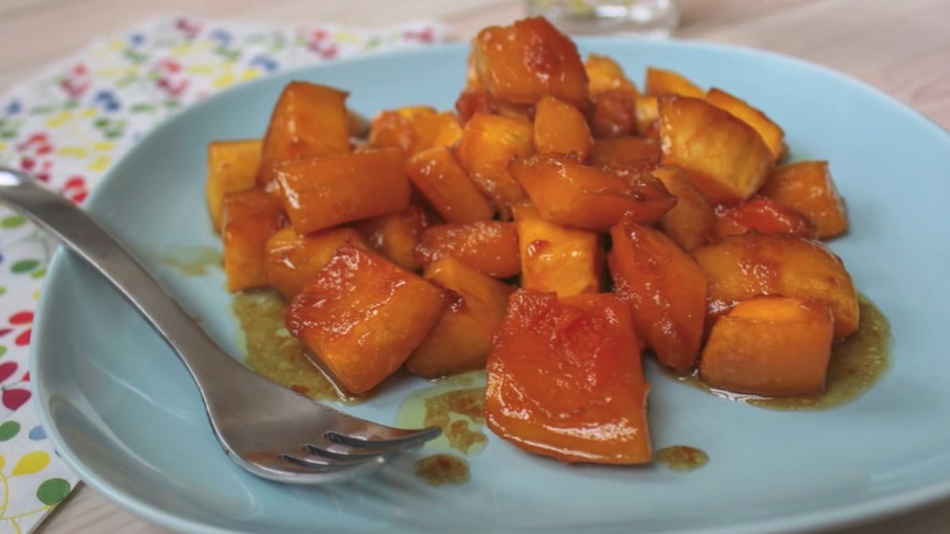 Courge musquée caramélisée