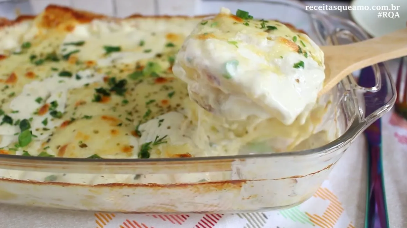 Creamy Gratin Potatoes with Cottage Cheese