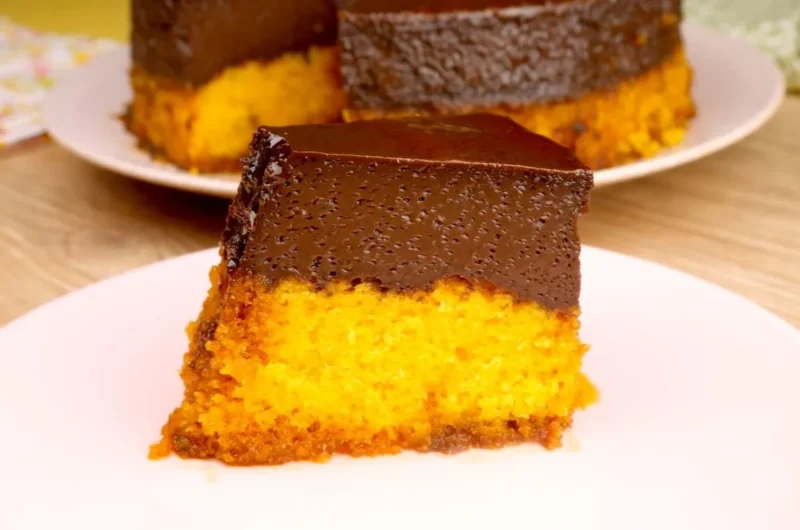 Chocolate Carrot Pudding Cake