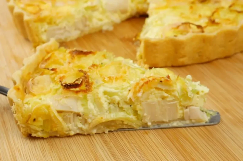 Leek Quiche with Heart of Palm