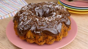 Tingling cake with Brigadeiro frosting