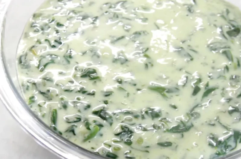 Spinach cream