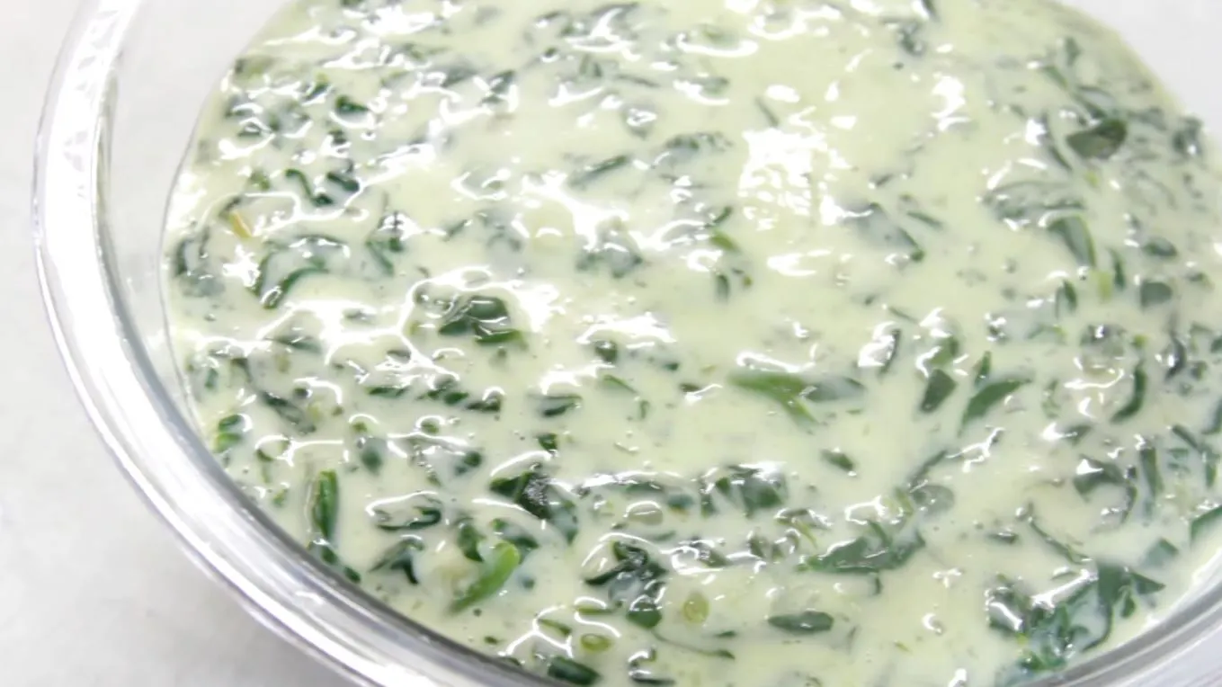 Spinach cream