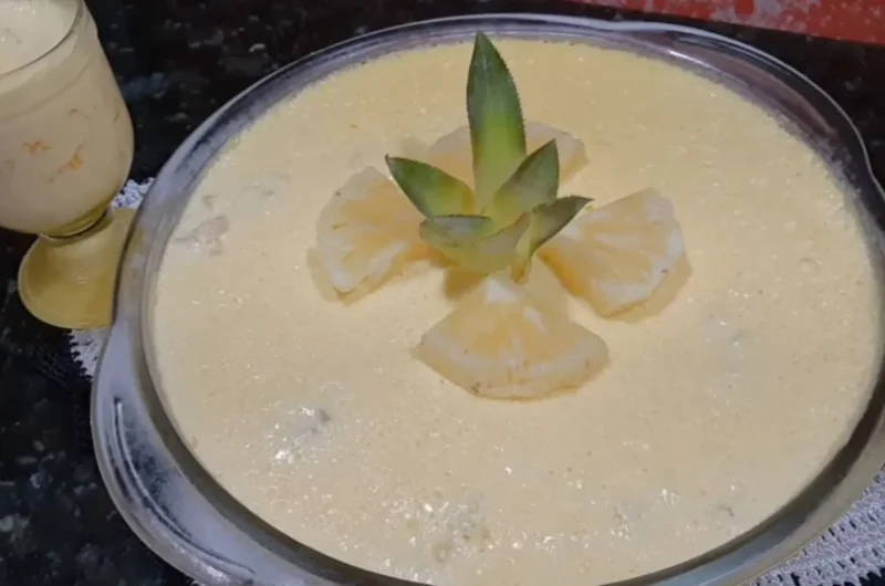 Pineapple mousse