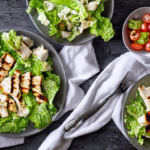 Caesar Salad with Grilled Chicken (Low Carb)