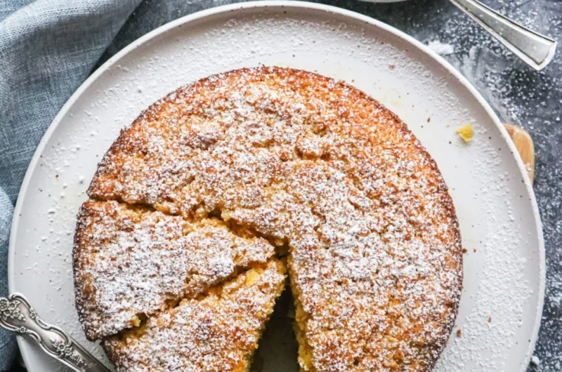 Canned corn cake