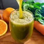 Carrot Juice with Orange and Spinach