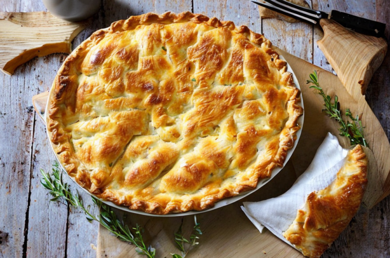 Chicken and Cheese Pie