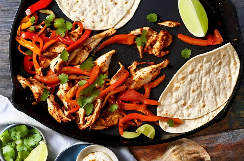 Chicken fajitas