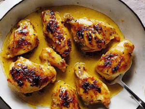 Chicken with Mustard and Honey Sauce