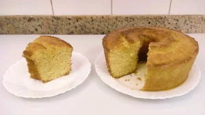 Orange cake with syrup