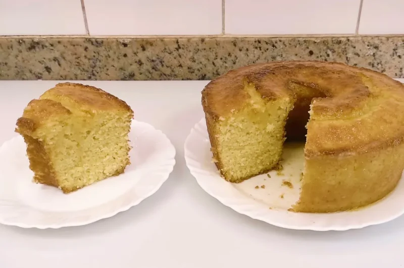 Orange cake with syrup