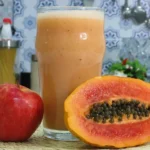 Papaya, Apple and Oat Detox Juice