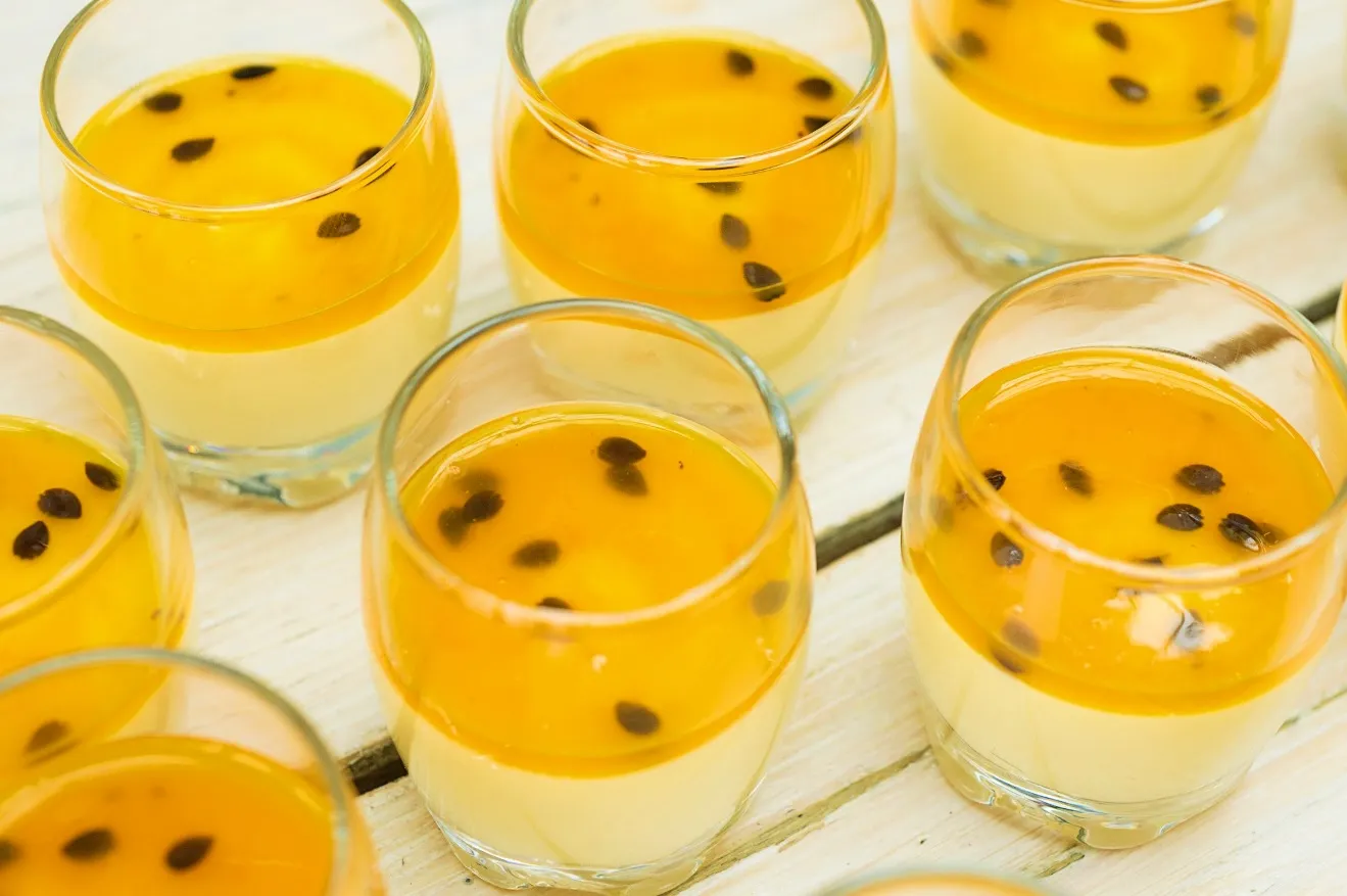 Passion fruit mousse