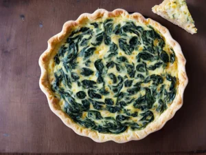 Spinach and Cheese Quiche