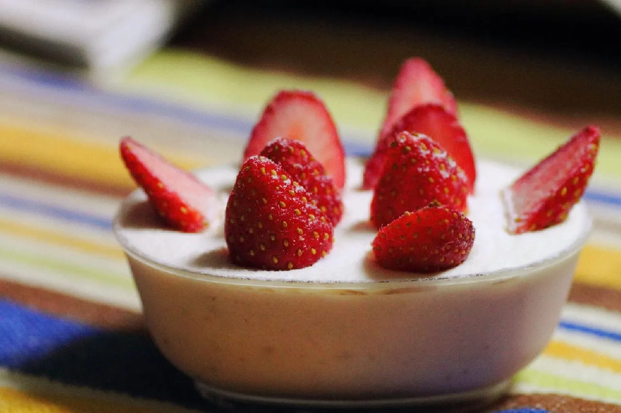 Strawberry mousse