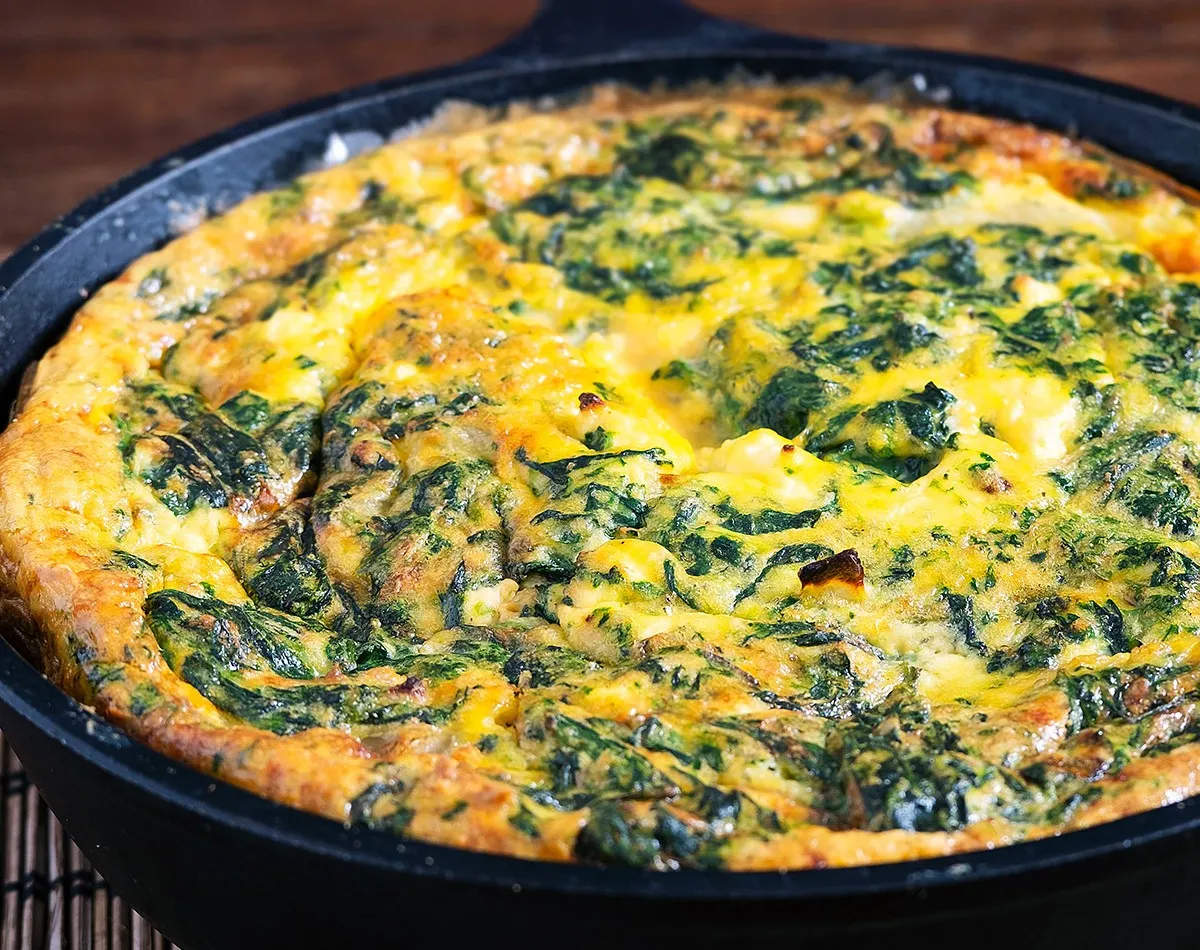 Spinach and Ricotta Omelet