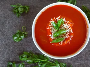 Tomato Soup with Basil