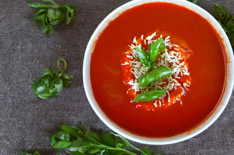 Tomato Soup with Basil