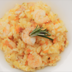 Shrimp risotto