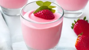 Strawberry mousse