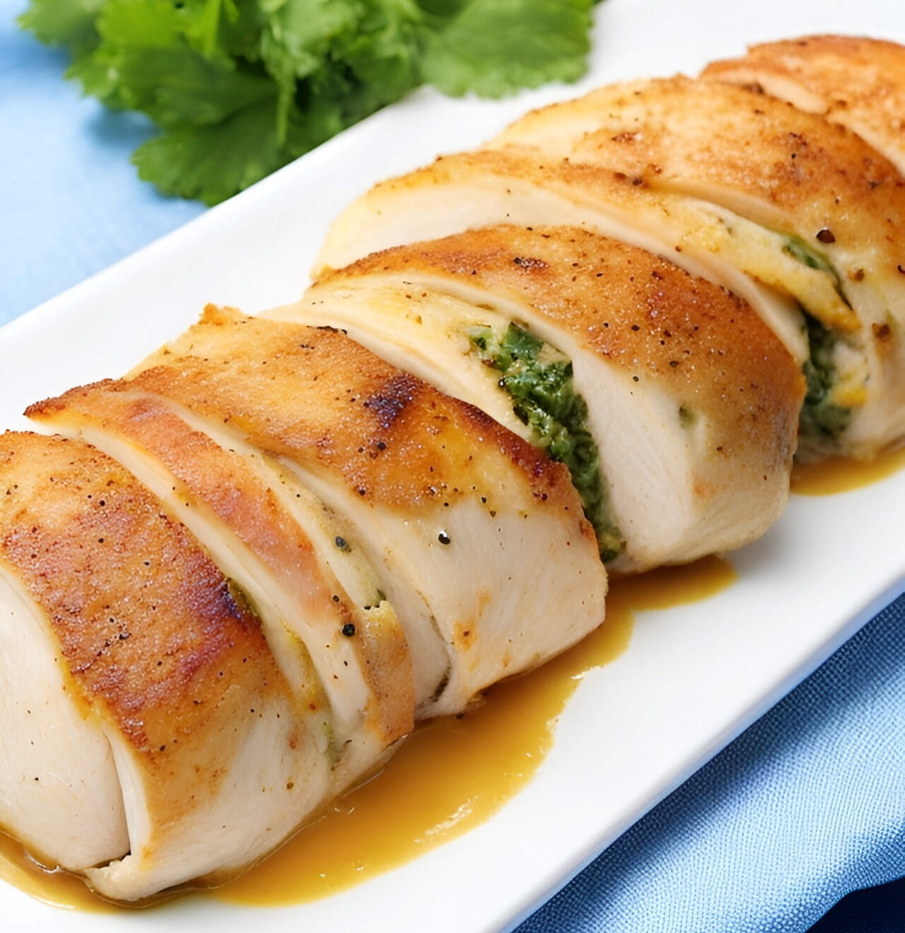 Фаршированная куриная грудка