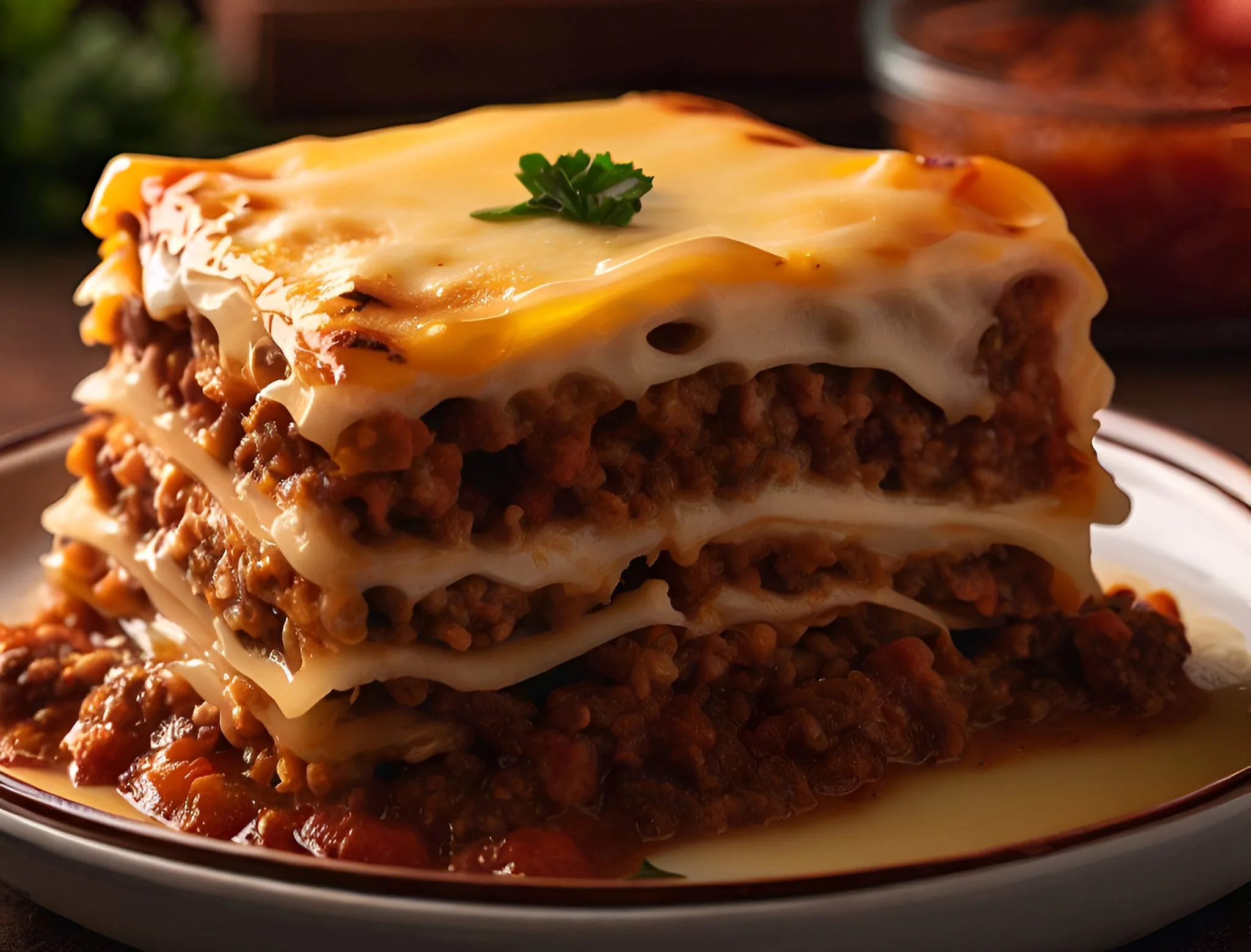 Meat Lasagna ground