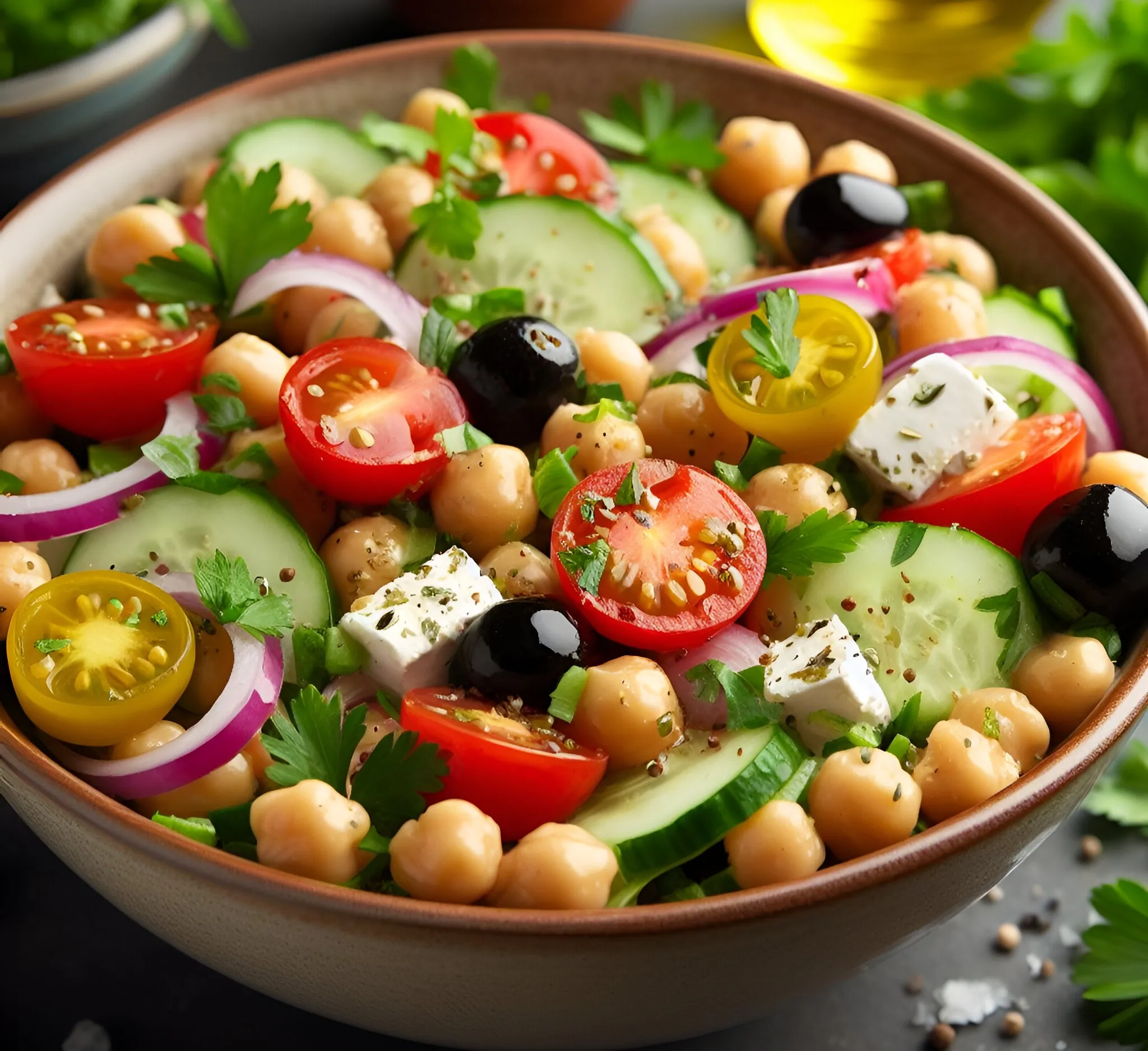Chickpea salad