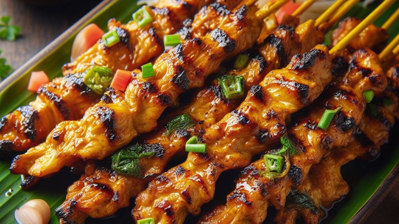鸡肉沙爹