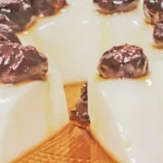 White custard pudding