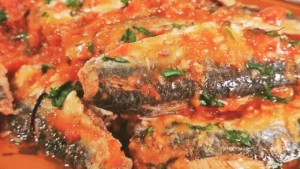 Sardine made in pressure cooker