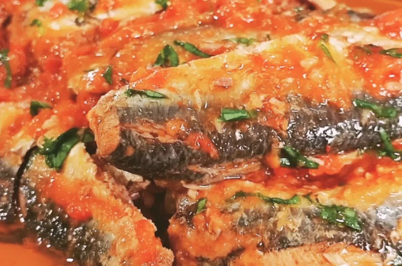 Sardine made in pressure cooker