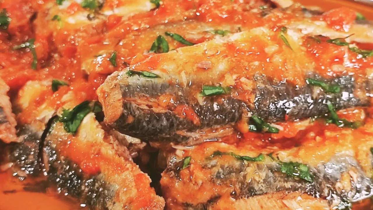 Sardine made in pressure cooker