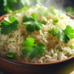 Рис с кинзой и лаймом