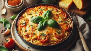 Запеченные спагетти