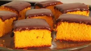 Fluffy Carrot Cake from a Blender