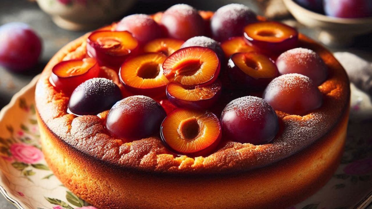 Сливовый пирог