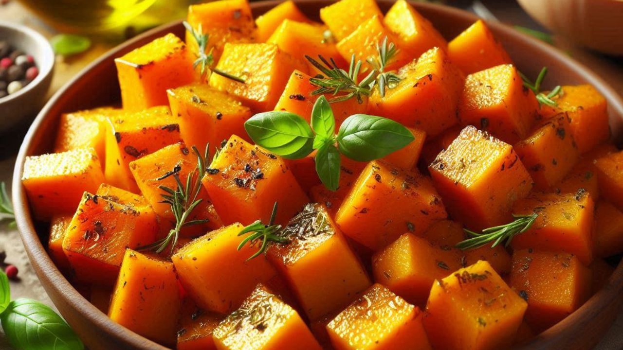 Жареная мускатная тыква