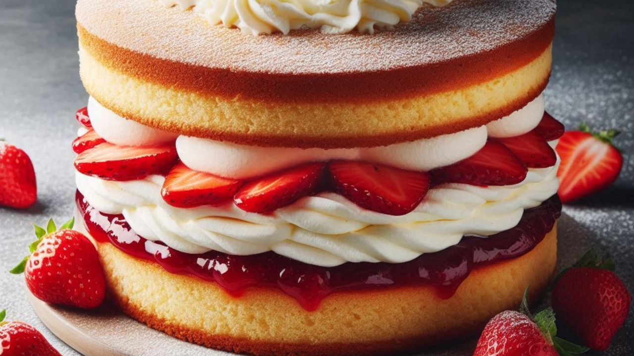 Бисквитный торт Виктория