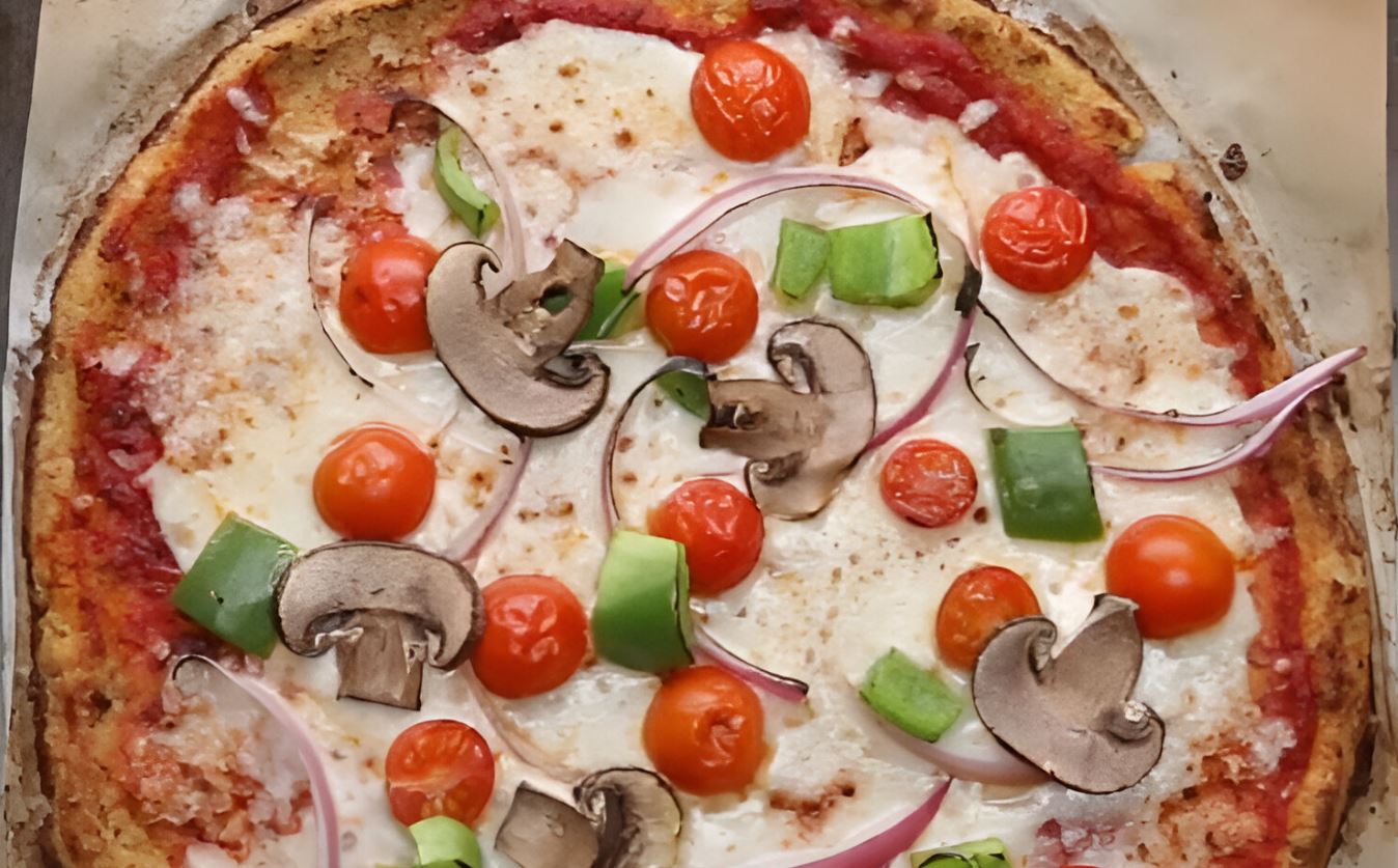 Корочка для пиццы из цветной капусты