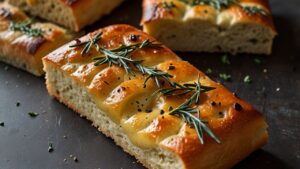 Pain focaccia classique