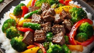 Жареная говядина