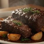 Тушеные говяжьи ребрышки